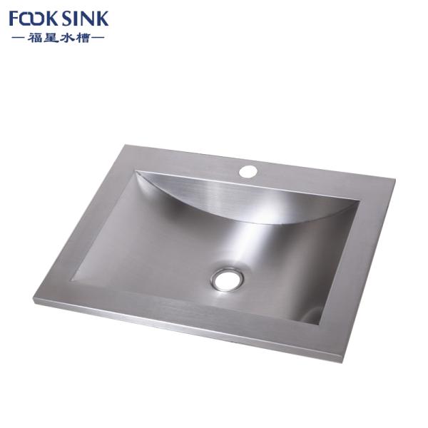 Роскошная пожизненная гарантия раковины ванной комнаты с финишем сатинировки товарного сорта