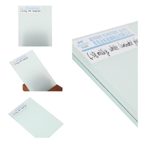 Беломолочное безопасное ламинированное стекло УФ-защита CE AS/NZS 2208 Сертификат