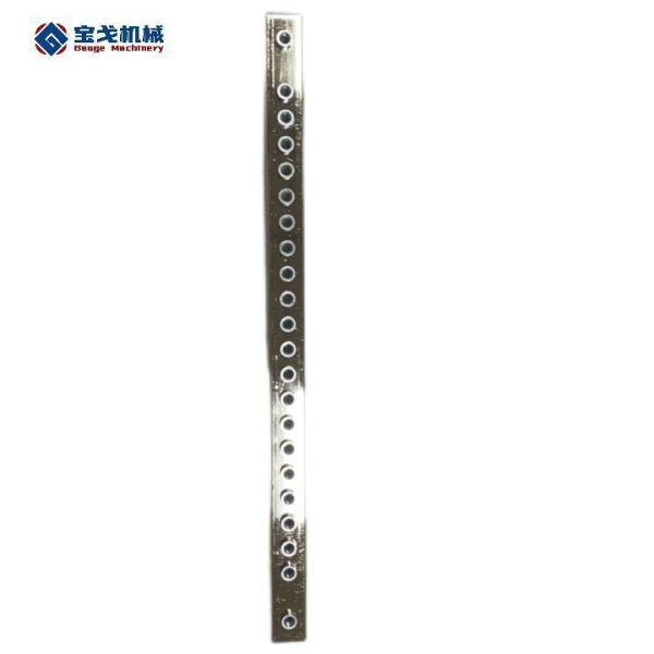 99.98% Copper Content Electrical Connector 150A Busbar with 2 Studs 20 Screw Terminals
