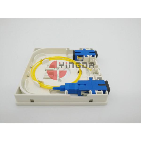 2 Port Fiber Optic Termination Box With SC/APC fiber optic junction box