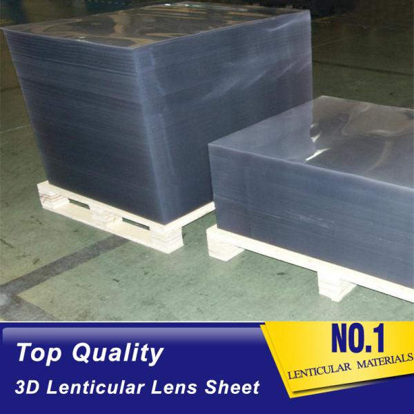 PLASTIC LENTICULAR lenticular 75 lpi 3d sheet pp material 0.45mm lenticular lenses sheet for sales China