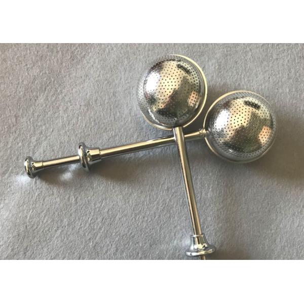 Food Grade Ball Shape AISI 304 Stainless Steel Wire Mesh Material With Handle