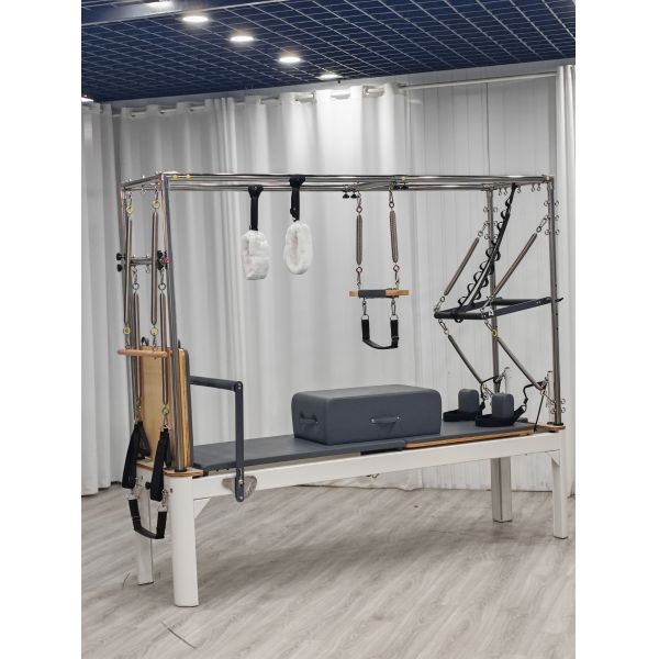 Space Saving Metal Pilates Reformer Handle Aluminum Cadillac Reformer U+PL019CR
