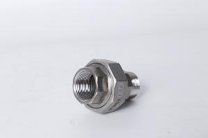 Pickling / Polished Stainless Steel Threaded Fittings Round For Industrial