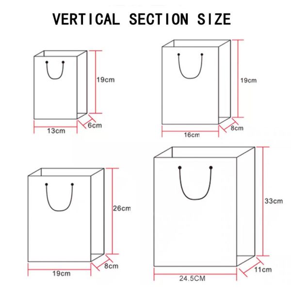 Luxury CCWB Paper Cardboard Shopping Bag Customized Logo for Clothes garment
