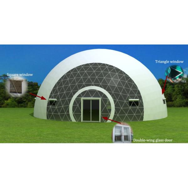 Outside Beach Luxury Camping Tent with hot dip galvanize steel pipe