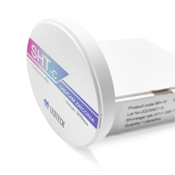Light Shade Advantage Zirconia Block 45% Ultra-Translucency 10/12mm Thickness Options