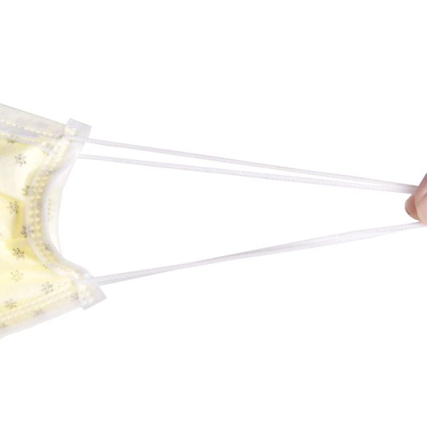 Haixin Health Children Facemask Non-woven Fabric Yellow Pediatric Masks Medical Disposable Face Mask Suppliers Wholesale