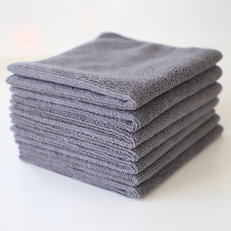 350gsm 40x40cm Microfiber Cleaning Towel Warp Knit Ultra Absorbent For Sport Gym Personal Care