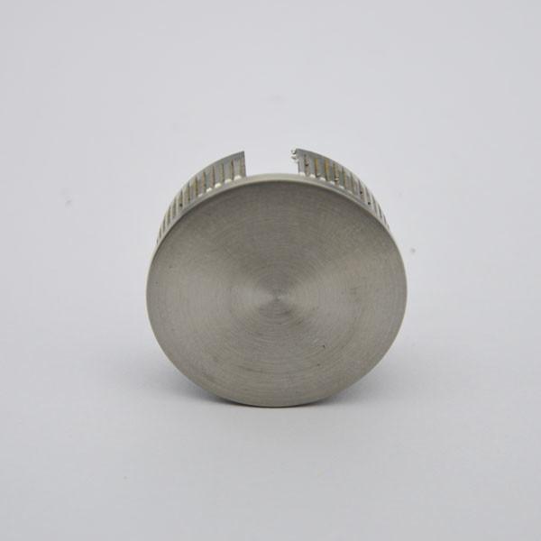 Stainless steel end cap 38.1mm for handrail tube 1-1/2, Satin finishing, SS304