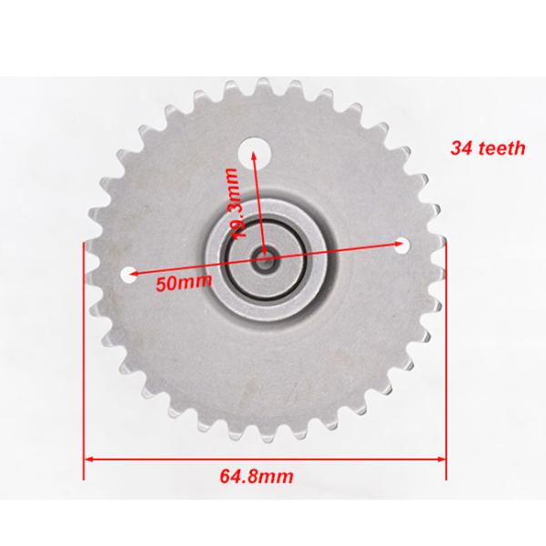 2.68 Inch GY6 50cc Motorcycle Replacement Parts , Classic Motorcycle Parts For 139QMA / 139QMB Scooter