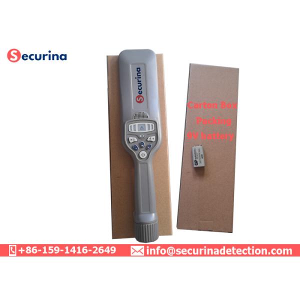 Magnetic / Nonmagnetic Hand Held Metal Detector Wand Sliver PCB Board 6 Buttons