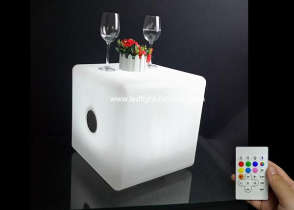 Multi Colors Led Bluetooth Speaker , Lighted Cube Wireless Bluetooth Speaker 50*50*50 Cm