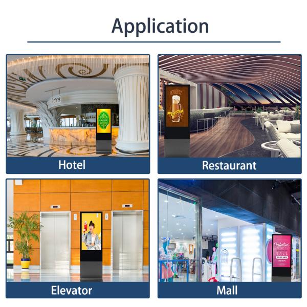 Touch Screen Digital Signage Advertising Totem Indoor 55 Inch Interactive