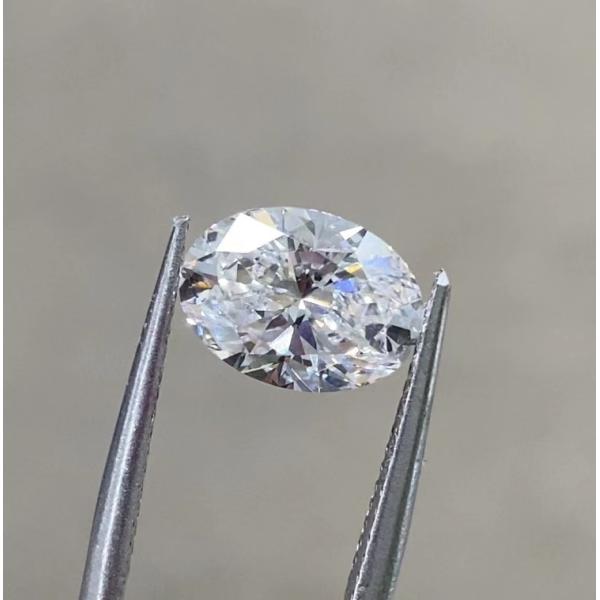 Certified Synthetic Diamonds Oval brilliant cut 1-3CT cvd Lab Made Diamonds Colorless Diamond
