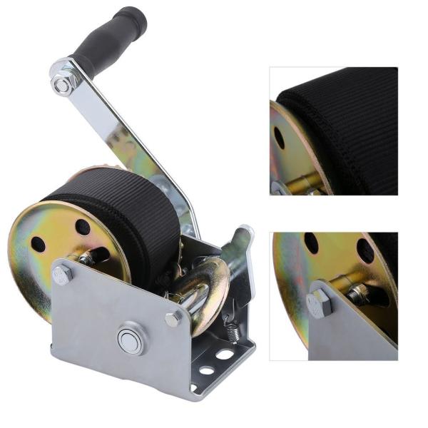 Heavy Duty 600 Lb Hand Cable Winch For Auto Boat Trailer Tool Tow Puller