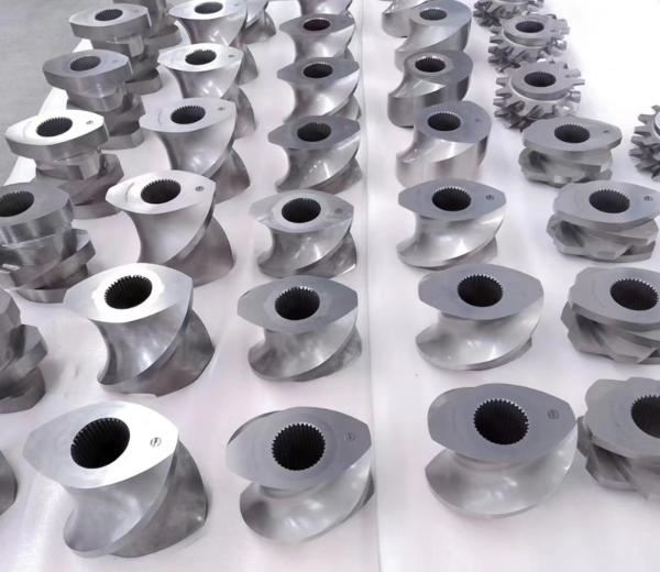 JSW Steel Works Twin Screw Extruder Elementos de parafuso para a indústria de alimentos para animais de estimação