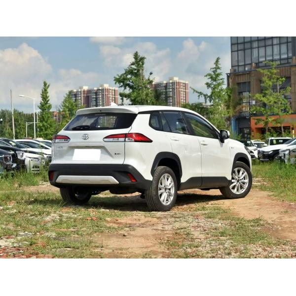 Corolla Cross Dual Engine Electric Hybrid White Available Compact SUV E-CVT continuously variable transmission