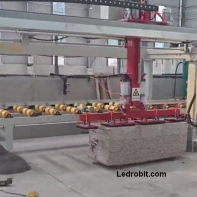 Floor Installation Manual Granite Palletizer Machine / Automatic Palletizer Machine For Efficiency