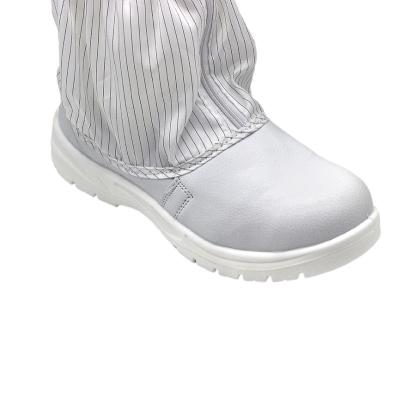 Trabalho reusável livre de poeira branco ESD antiestático lavável Mesh Anti Static Safety Shoes das sapatas de segurança da sala de limpeza