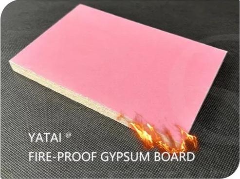 Sound Insulation Fireproof Gypsum Board Class A Fire Rating For Construction