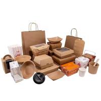 Caja de embalaje de comida rápida ecológica para hamburguesas y papas fritas Tiempo de entrega rápido y máquina automática de proceso de impresión