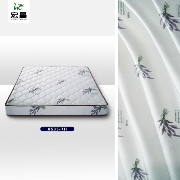 Poids réglable du tissu 70g-90g de pongé de polyester tricoté par chaîne respirable