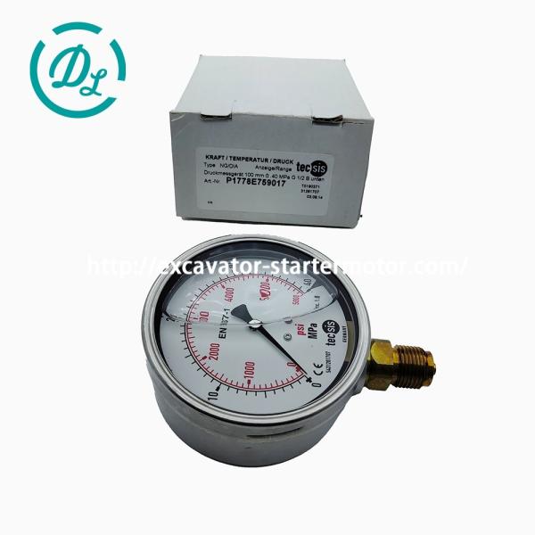 P1778E759017 Tecsis Oil Pessure Gauge 40Mpa G 1/2 B Jusqu'à 100 mm