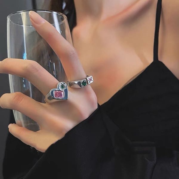 Fashion Retro New Design Non-Fading Personality Opening Wholesale Copper Ladies Ring