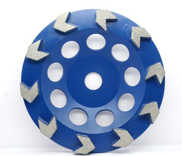 Arrow Seg Concrete Cup Wheel Metal Bond Diamond Gridning Wheel With Aggressive Grinding Performance