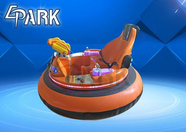 Air Spring UFO Music Shooting Kids Bumper Car Working Time 8 - 10 Hours