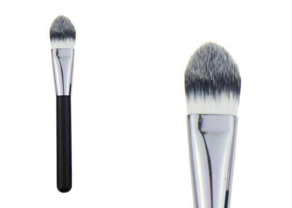 Black Mineral Powder Foundation Brush For Dry Skin , Powder Makeup Brush