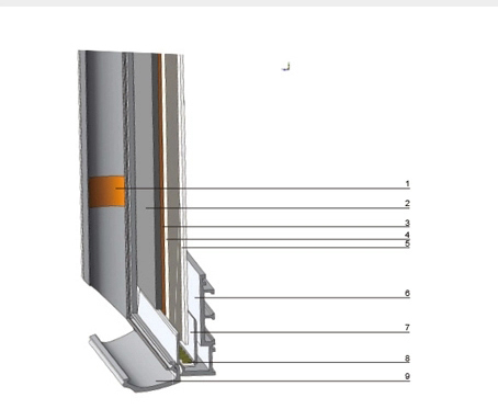 Double Sided CMYK 1440dpi Aluminium Frame Led Light Box