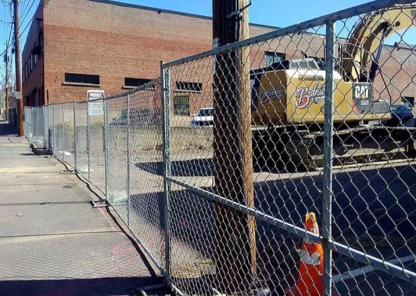 2 Inch Temporary Safety Fencing Construction Site Galvanized Portable Chain Link Panels