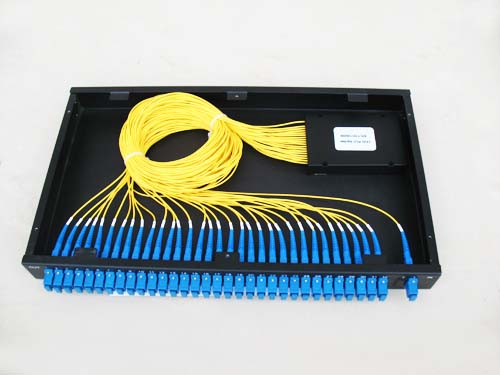 GR-1221 Splitter стекловолокна PLC соответствия 1260~1650nm для сети телекоммуникаций