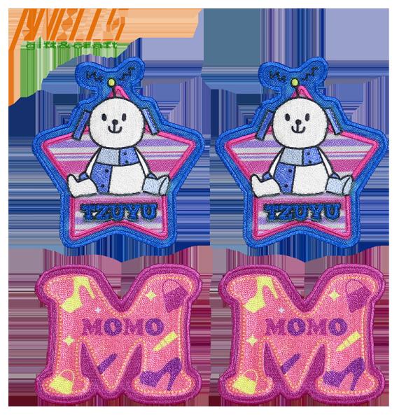 Custom Logo Iron On Embroidery Patch Cute Anime Embroidery Patches