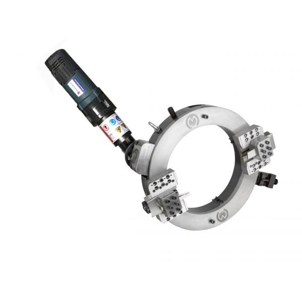 Split Frame Clamshell Pipe Cutting And Beveling Machine Automatic Feeding