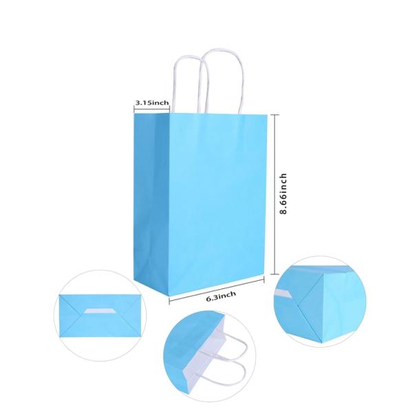 Ручная работа Низкий MOQ Разлагаемый Сильный Милый Малый Подарок Конфеты Kraft Paper Bag Для вечеринок