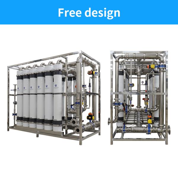 Fully Automatic Operation 500 Tons Per Day Ultrafiltration Equipment Pure Water Equipment Filtration