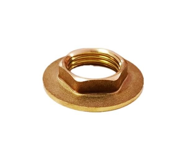 1/2″ NPT Wide Flange Brass Tap Back Nuts Male