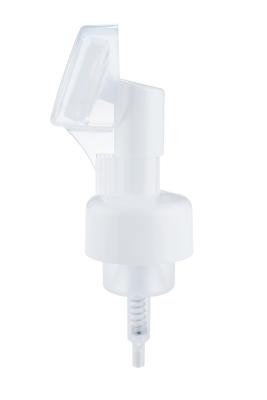 White Plastic Lotion Pump 43/410 Smooth Effect With Silicone Brush