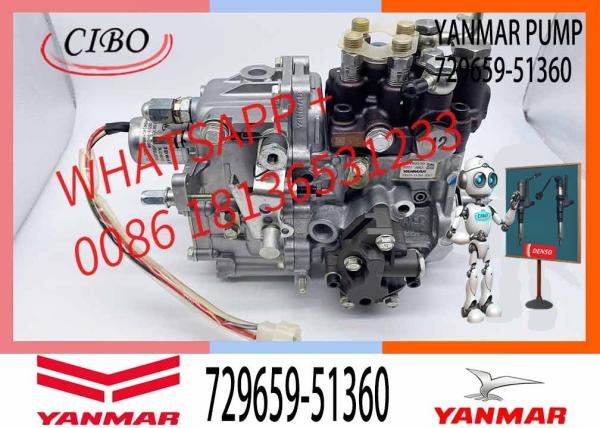 Diesel Engine Parts Fuel Pump 4TNV88 Engine Fuel Injection Pump 729659-51360