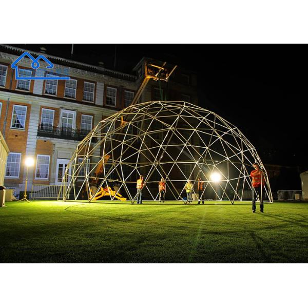 8m Dia Commercial Dome Tent 6061/T6 Aluminum Clear Span PVC Cover for Garden Domes