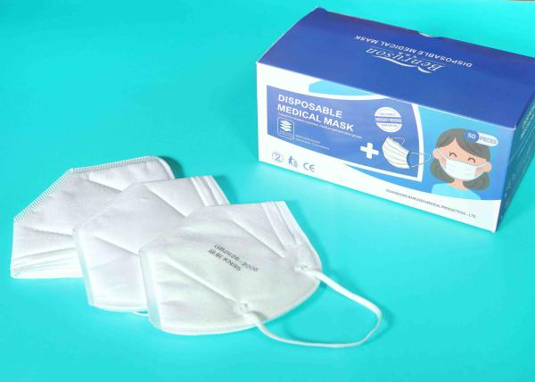 Personal Protective KN95 Face Mask White Color OEM ODM Available