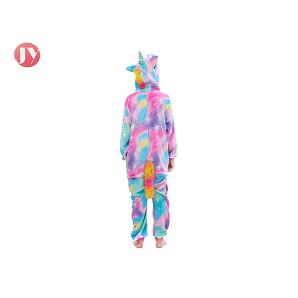 Wholesale Children Unicorn Pajamas Cartoon Cosplay Animal Flannel Kids Onesie Pajamas