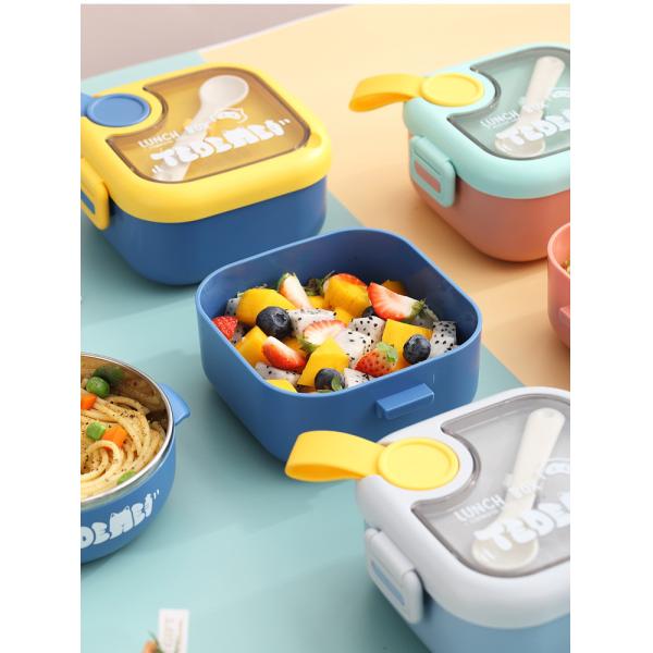 Металлическая коробка с обедом для бенто 304 из нержавеющей стали