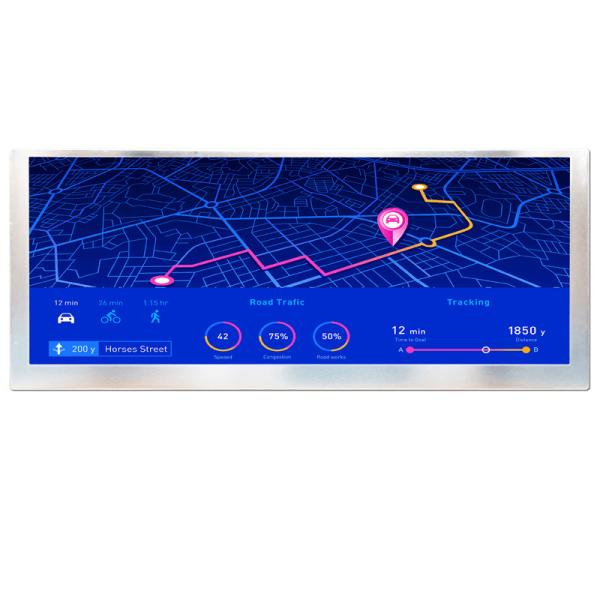 10.3 Inch 1280x480 LVDS IPS LCD Display Vehicle Grade