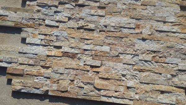 15mm Yellow Interior Exterior Natural Ledgestone Panels