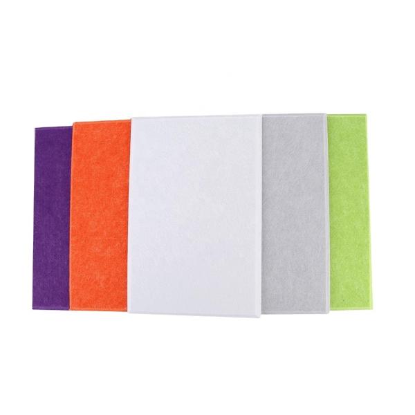 A fibra de poliéster decorativa da parede sentiu o painel 3D da absorção sadia colorido