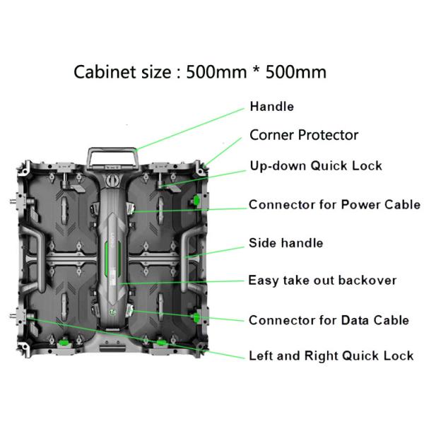 Rental 2.97mm 4K 8K LED Video Wall Light Weight Seamless Led Screen Hire For Concert